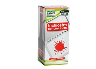 INCHIOSTRO ROSSO 30ml ART.1483 S/OLIO X CUSCINETTI LEBEZ
