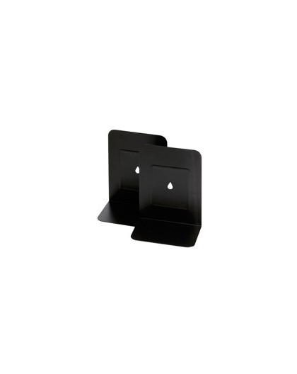 COPPIA REGGILIBRI IN METALLO NERO ART.088