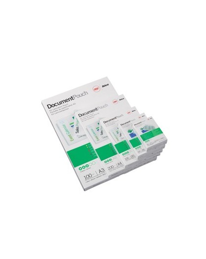 Scatola 100 pouches 2x125mic 54x86mm carta credito GBC