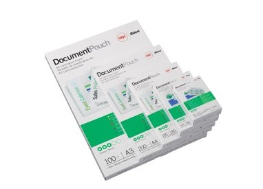 Scatola 100 pouches 2x125mic 54x86mm carta credito GBC