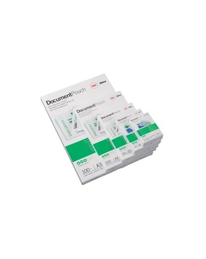 Scatola 100 pouches 2x125mic 154x216mm A5 GBC