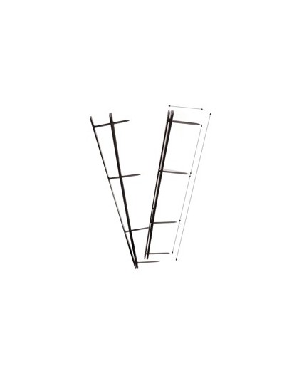 Scatola 25 pettini 4 denti Desktop VeloBind 45mm - rosso - GBC