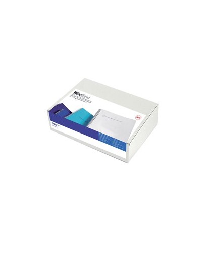 SCATOLA 100 DORSI METALLO 14,3MM BIANCO 34 ANELLI PASSO 3:1