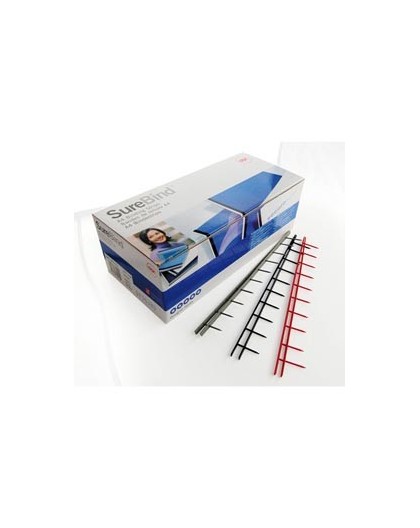 SCATOLA 100 PETTINI SUREBIND 25MM 10 DENTI BIANCO
