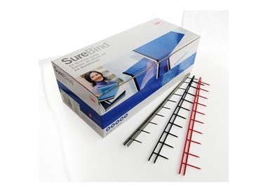 SCATOLA 100 PETTINI SUREBIND 25MM 10 DENTI BLU