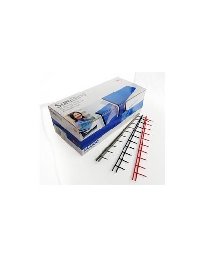 SCATOLA 100 PETTINI SUREBIND 50MM 10 DENTI NERO