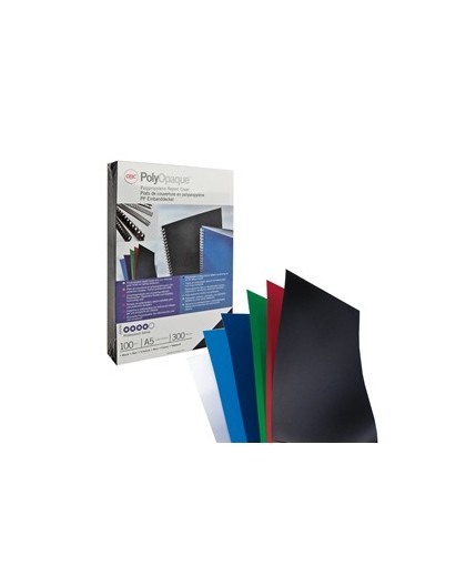 100 COPERTINE POLYOPAQUE A4 300MIC NERO PPL