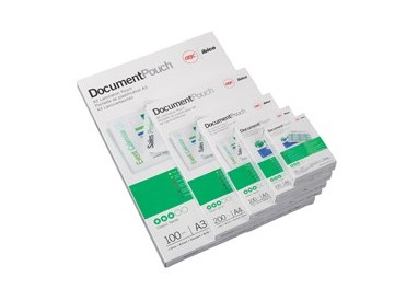 Scatola 100 pouches 2x125mic 60x90mm Business Card GBC