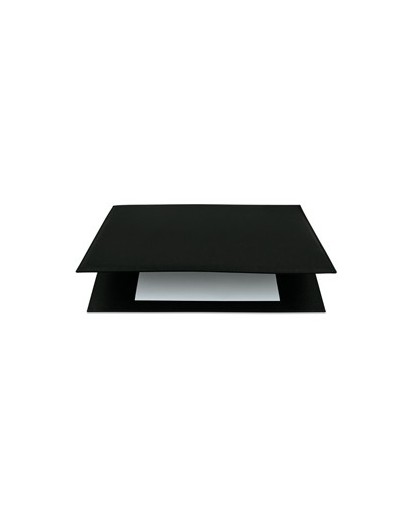SOTTOMANI DOPPIO IN SIMILPELLE 48X32CM ART.2190 NERO City Time
