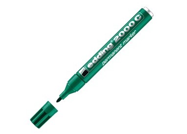 MARCATORE EDDING 2000C VERDE P.CONICA