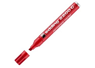 MARCATORE EDDING 2200C ROSSO P.SCALPELLO