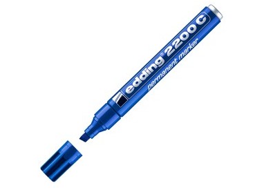 MARCATORE EDDING 2200C BLU P.SCALPELLO