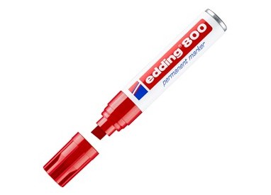 MARCATORE EDDING 800 ROSSO PS 4-12MM PERMANENTE