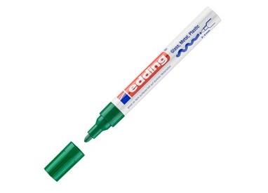 Marcatore EDDING 750 punta media vernice verde
