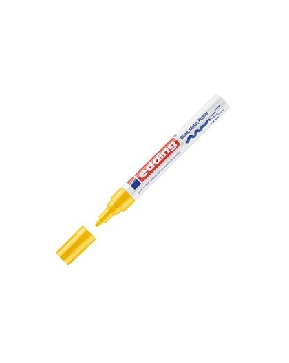 Marcatore EDDING 750 punta media vernice giallo