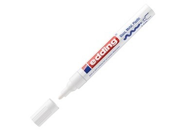 Marcatore EDDING 750 punta media vernice bianco