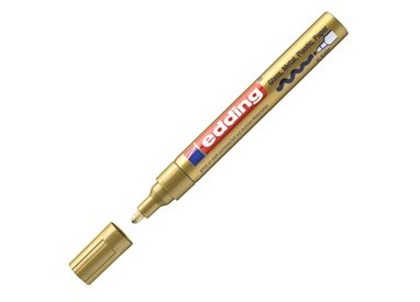 Marcatore EDDING 750 punta media vernice oro