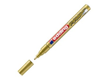 Marcatore EDDING 751 punta fine vernice oro