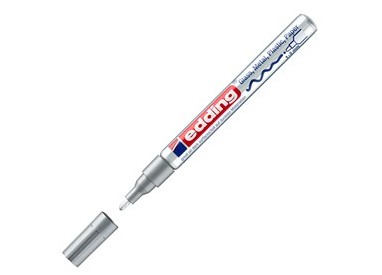 Marcatore EDDING 751 punta fine vernice argento