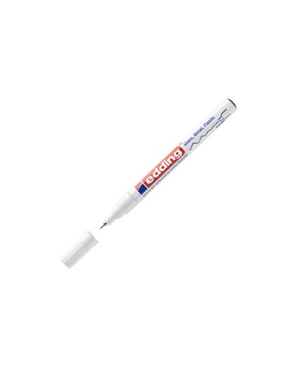 Marcatore EDDING 780 punta extra fine vernice bianco