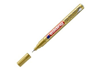 Marcatore EDDING 780 punta extra fine vernice oro