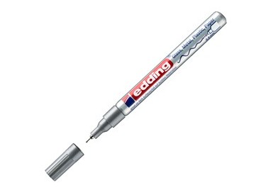 Marcatore EDDING 780 punta extra fine vernice argento