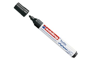 MARCATORE EDDING 4500 NERO PT 2-3MM PER TESSUTO