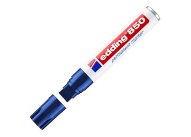 MARCATORE EDDING 850 BLU PS 5-16MM PERMANENTE