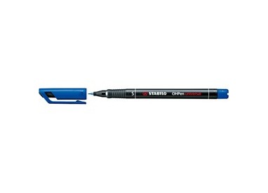 PENNARELLO STABILO OHPEN 841 PERMANENTE SUPERFINE BLU
