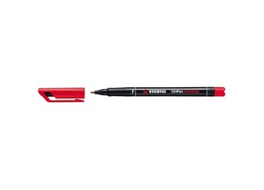 PENNARELLO STABILO OHPEN 842 PERMANENTE FINE ROSSO