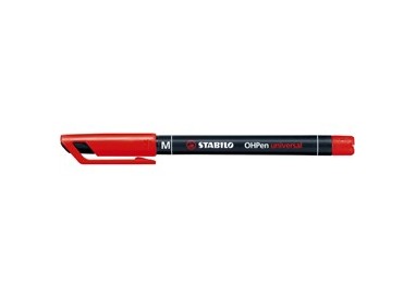PENNARELLO STABILO OHPEN 843 PERMANENTE MEDIO ROSSO