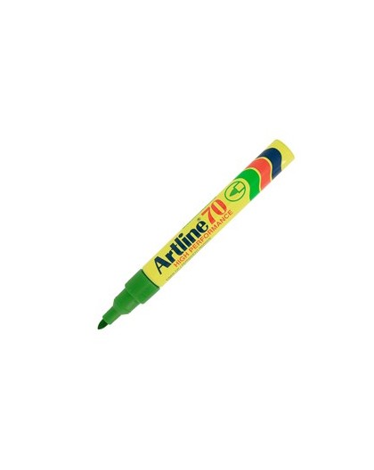 Marcatore artline A 70 permanente punta tonda verde