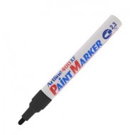 Marcatore artline A 400 punta tonda a vernice nero
