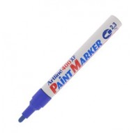 Marcatore artline A 400 punta tonda a vernice blu