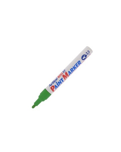 Marcatore artline A 400 punta tonda a vernice verde
