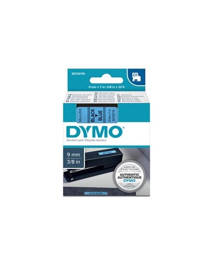 NASTRO DYMO TIPO D1 (9MMX7M) NERO/BLU 409160
