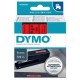 NASTRO DYMO TIPO D1 (9MMX7M) NERO/ROSSO 409170