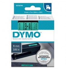 NASTRO DYMO TIPO D1 (9MMX7M) NERO/VERDE 409190