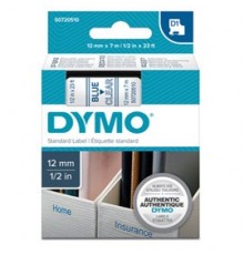NASTRO DYMO TIPO D1 (12MMX7M) BLU/TRASPARENTE 450110