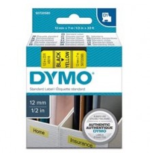 NASTRO DYMO TIPO D1 (12MMX7M) NERO/GIALLO 450180