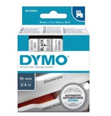 NASTRO DYMO TIPO D1 (19MMX7MT) NERO/TRASPARENTE 458000