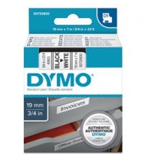 NASTRO DYMO TIPO D1 (19MMX7MT) NERO/BIANCO 458030