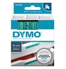 NASTRO DYMO TIPO D1 (19MMX7MT) NERO/VERDE 458090