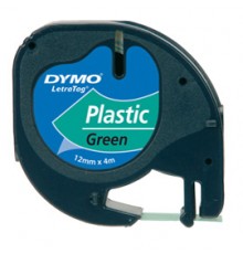 NASTRO IN PLASTICA DYMO LETRATAG 12MMX4M VERDE 912040