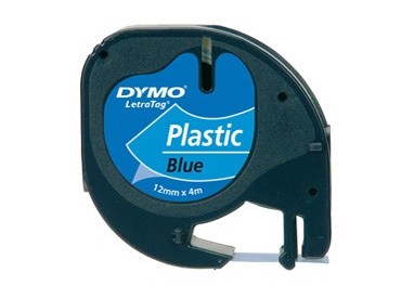 NASTRO IN PLASTICA DYMO LETRATAG 12MMX4M BLU 912050