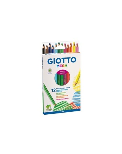 ASTUCCIO 12 PASTELLI GIOTTO MEGA
