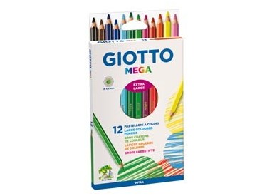 ASTUCCIO 12 PASTELLI GIOTTO MEGA