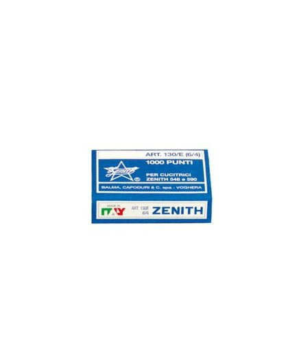SCATOLA 1000 PUNTI ZENITH 130/E (6/4) IN ACCIAIO NATURALE