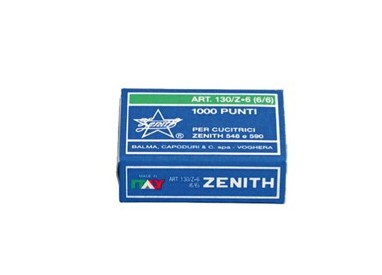 SCATOLA 1000 PUNTI ZENITH 130/Z6 (6/6) IN ACCIAIO ZINCATO