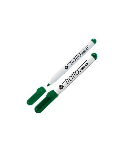 PENNARELLO A SECCO TRATTO MEMO PuntaTonda VERDE PER LAVAGNA